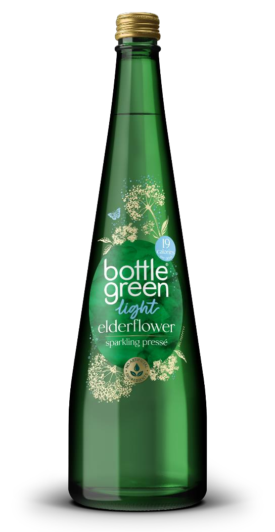 Previous bottlegreen elderflower cordial packaging