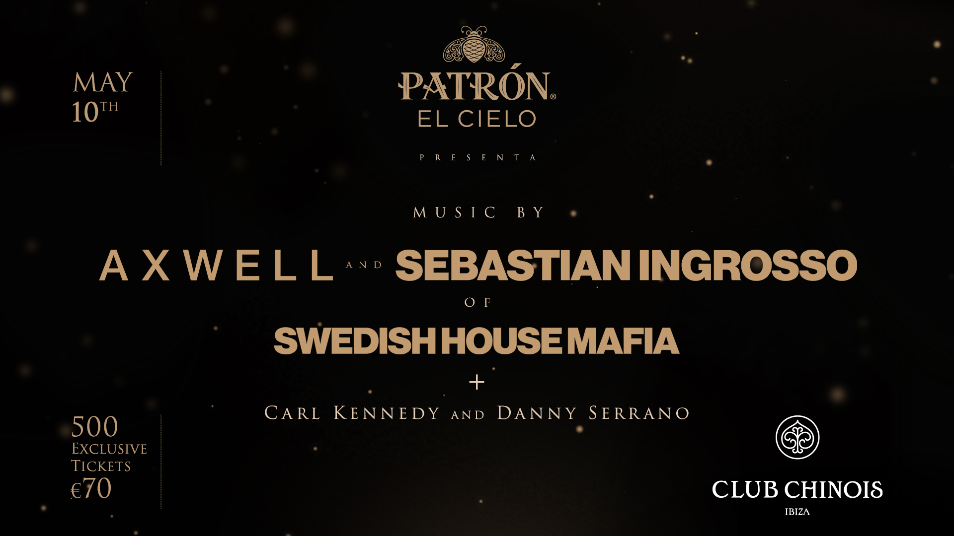 Patrón El Cielo Club Chinois event campaign